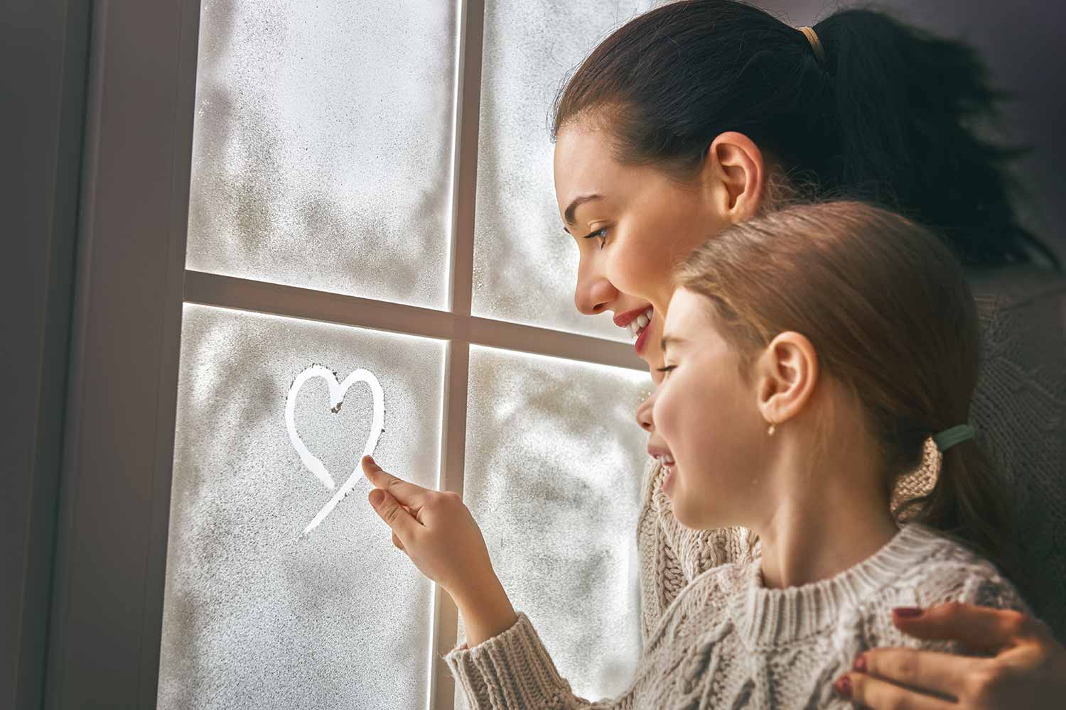 Mother and daughter happy with their new window installation